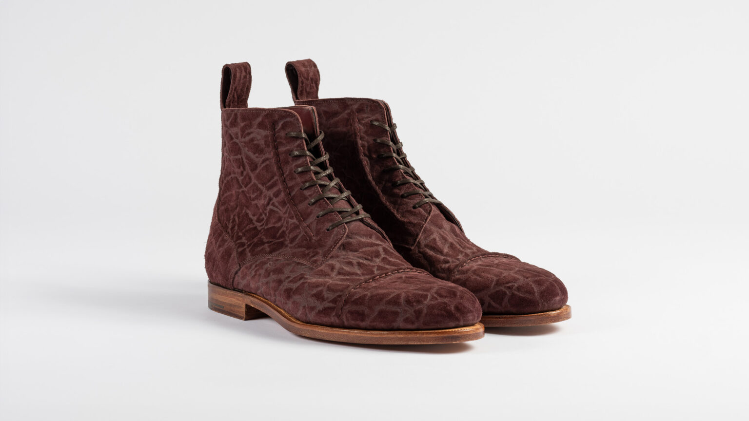 Barrack 'Stanley' WWII boot in Dark Tobacco CF Stead Janus Calf