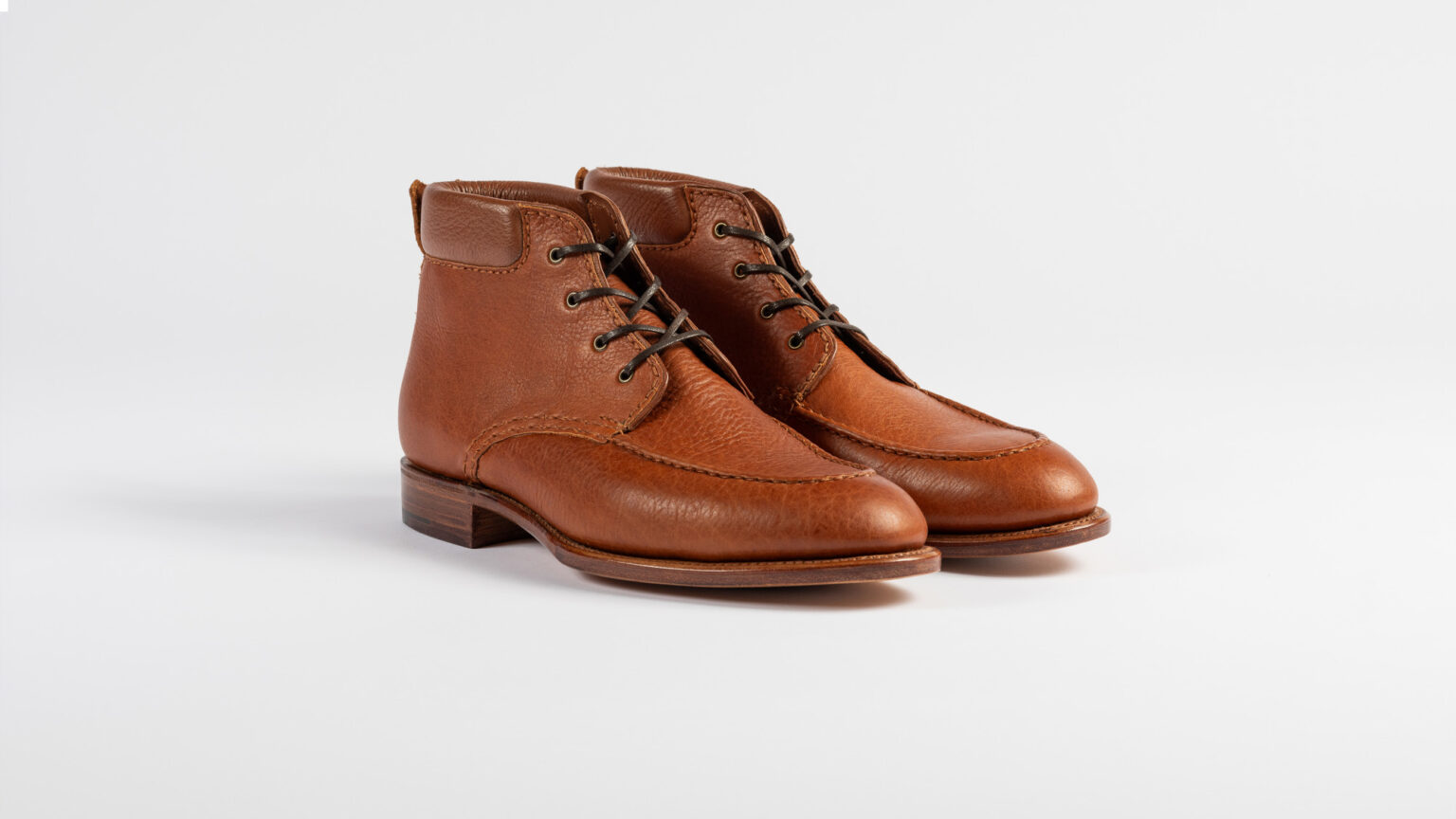 Foxley Padded Ankle Boot in Tan Horween Veg Tan Bison