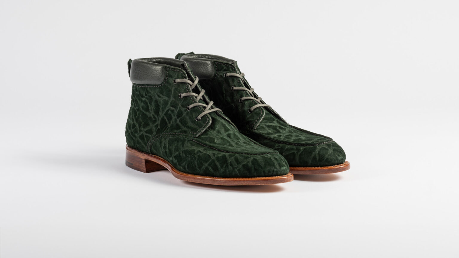 Foxley Padded Ankle Boot in Racing Green CF Stead Janus Calf