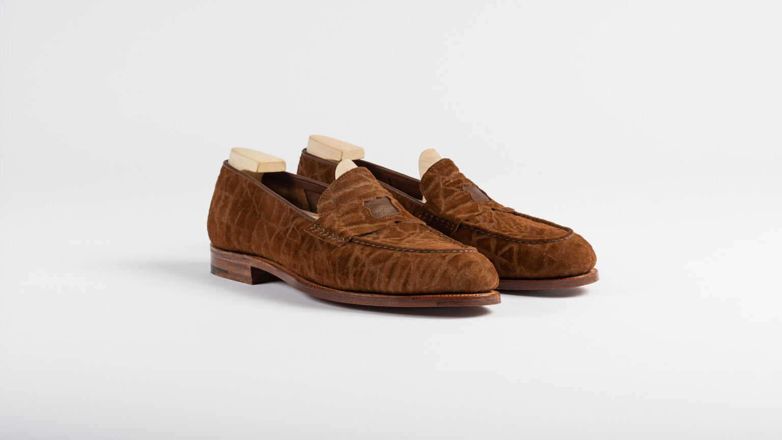 Watling Penny Loafer in Dark Chestnut CF Stead Janus Calf