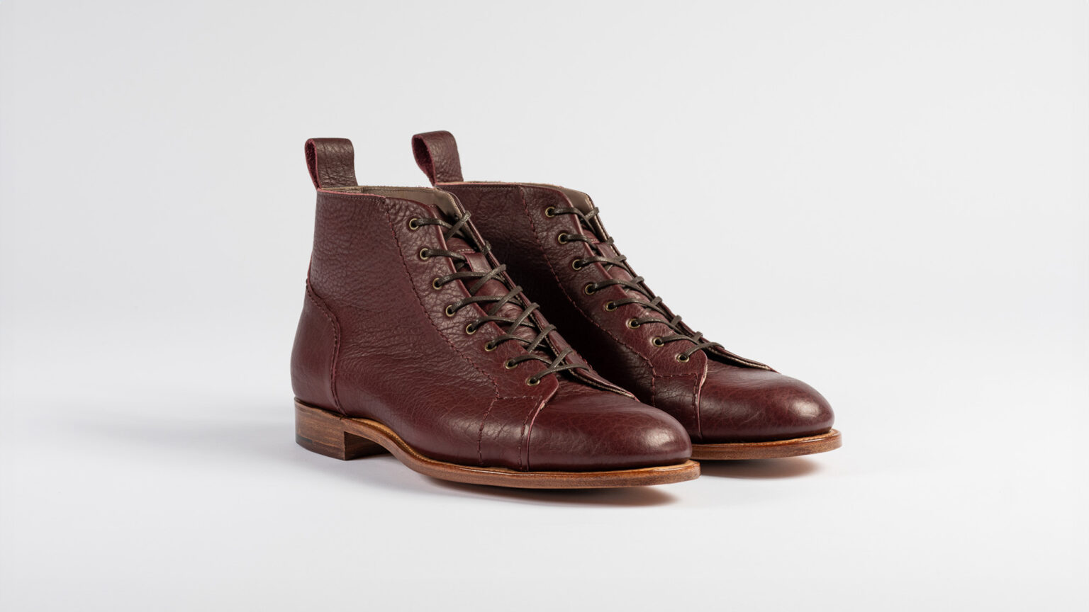 Woburn Monkey Boot in Nordic Red Horween Veg Tan Bison